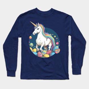 Easter Unicorn Long Sleeve T-Shirt